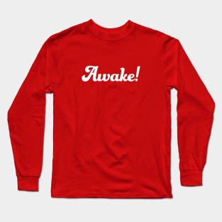 AWAKE (white) Long Sleeve T-Shirt